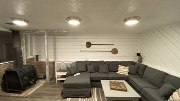 TV connectée, cheminée