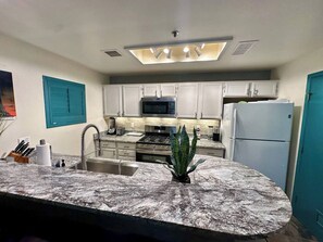 Fridge, microwave, oven, stovetop - Lunar Outpost Suite @ Starr Pass Resort (Tucson)