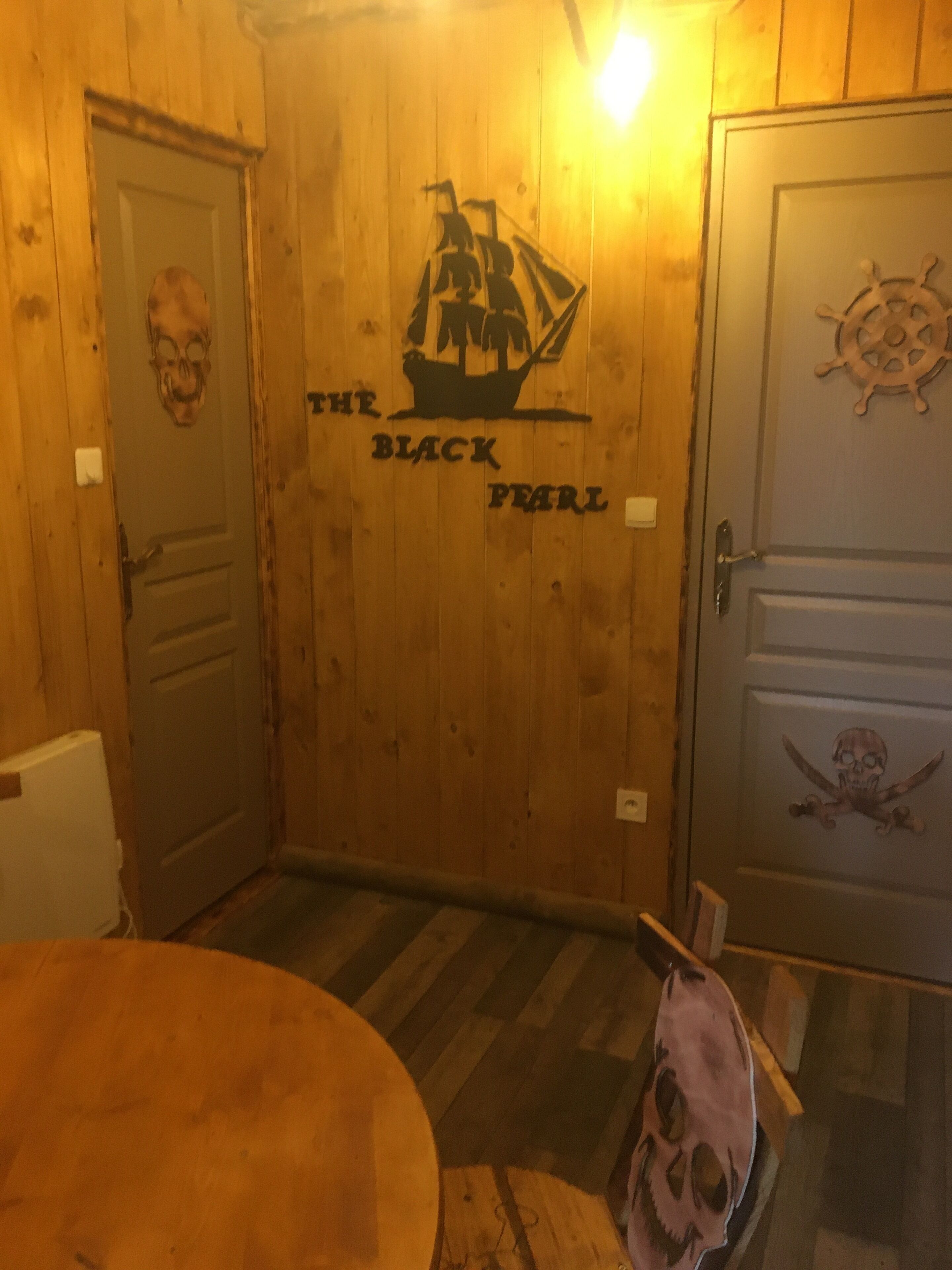 apartment located on the first floor of a farmhouse 