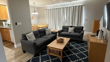 Smart TV, DVD player, books