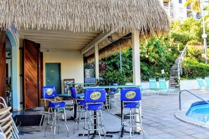 Outdoor dining - Luxe Oceanfront Escape steps from Sapphire Beach! (St Thomas)