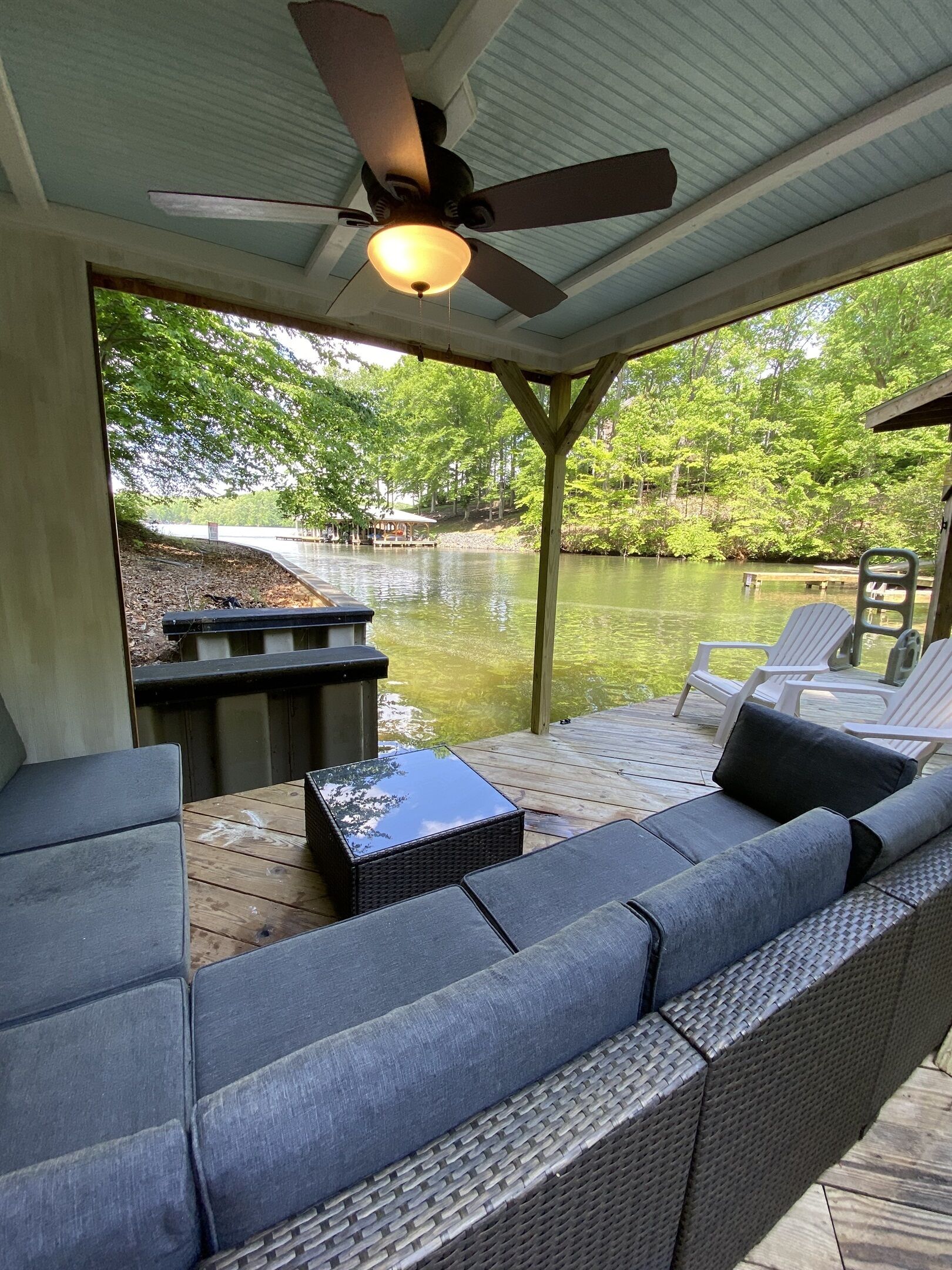 Two Primary Bedrooms w ensuite! Water front, dog-friendly, fire pit, boat slip