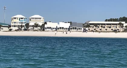 Beautiful Beachfront Townhouse; steps away from a quiet beach.