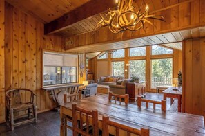 Smart-TV, Kamin, Arbeitsbereiche