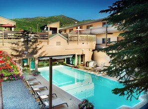 Indoor pool, outdoor pool