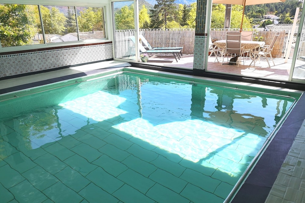 Luxury two bed apartment with private heated pool