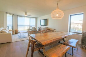 Dining - Complete, Luxury Renovation of this Oceanfront, Corner Unit!  Stunning Ocean Views & Community Pool. (Folly Beach)