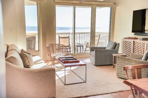 TV, DVD player - Complete, Luxury Renovation of this Oceanfront, Corner Unit!  Stunning Ocean Views & Community Pool. (Folly Beach)