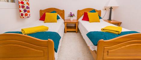 2 bedrooms, in-room safe, iron/ironing board, travel crib