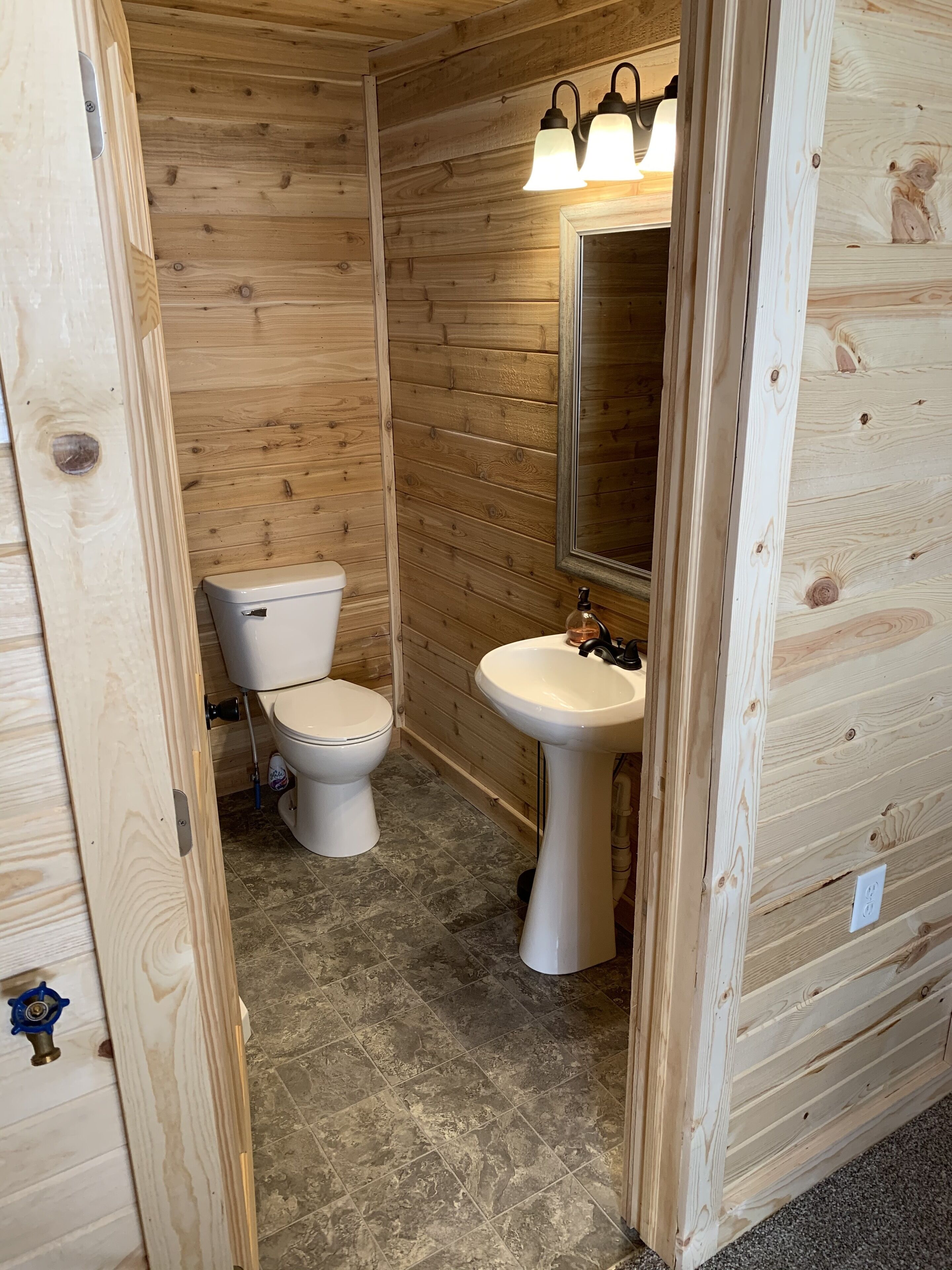 Cabin getaway in Luck blocks from Big Butternut Lake and golf course