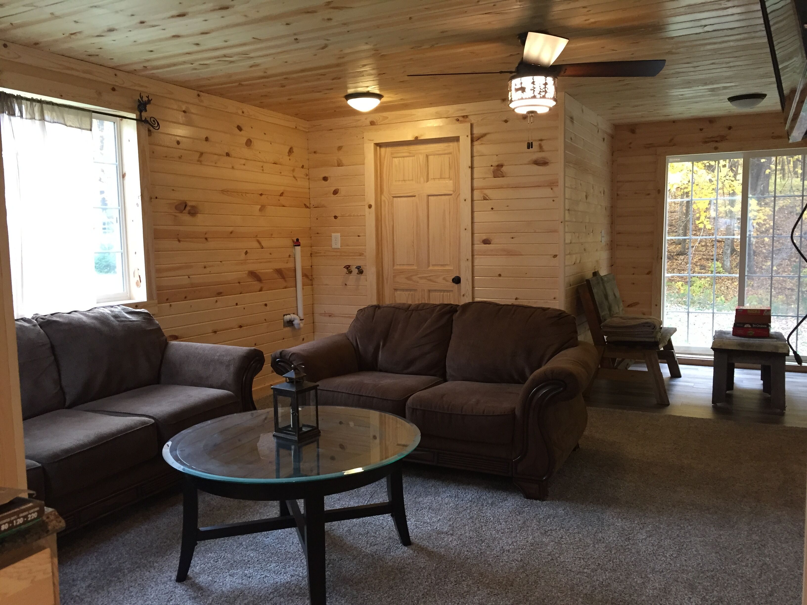 Cabin getaway in Luck blocks from Big Butternut Lake and golf course