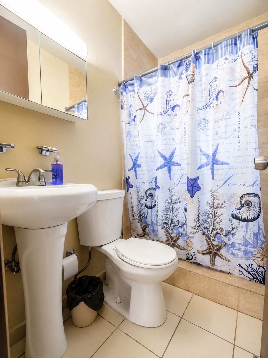 Shower, rainfall showerhead, hair dryer, bidet