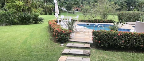 Indoor pool, outdoor pool