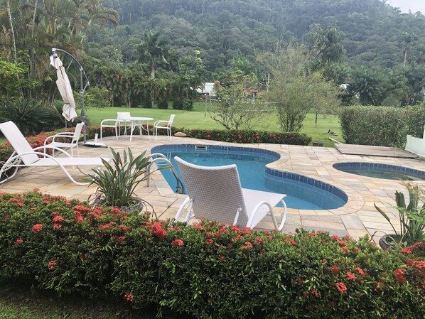 Indoor pool, outdoor pool