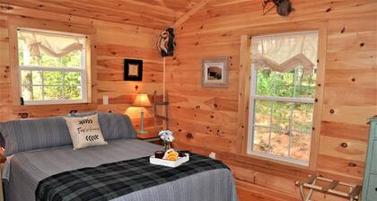 Luxury cabins in the foothills of the Blue Ridge Mountains