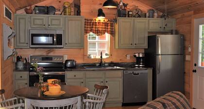 Luxury cabins in the foothills of the Blue Ridge Mountains