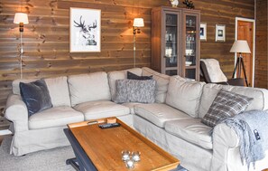 TV, fireplace - Amazing home in øyer with kitchen (Øyer)