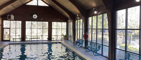 Una piscina climatizada