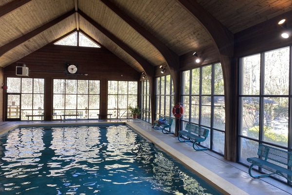 Una piscina climatizada