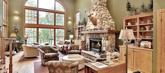 Woodland Trails Lodge on 130 acres with ponds and miles of private trails