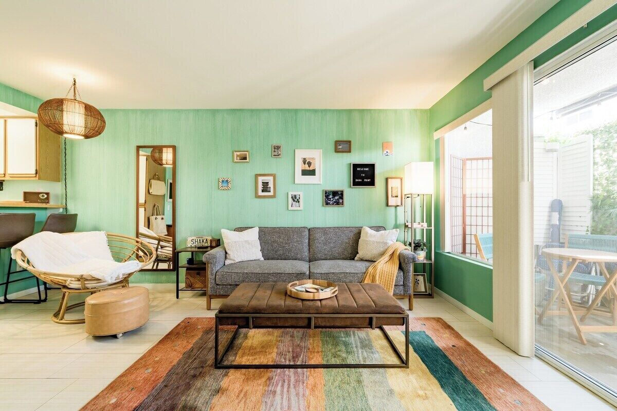Retro Beachside Getaway//Steps away from the sand!