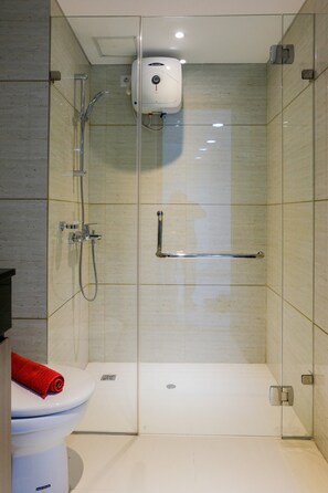 Room | Bathroom - New Furnished 1BR SOHO with Sofa Bed at Brooklyn Apartment (South Tangerang)