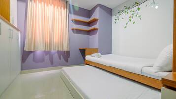 Huone | 2 makuuhuonetta, ilmainen Wi-Fi, vuodevaatteet