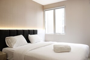 Room | 1 bedroom, bed sheets - Luxury 1BR Sudirman Suites Apartment Bandung (Bandung)