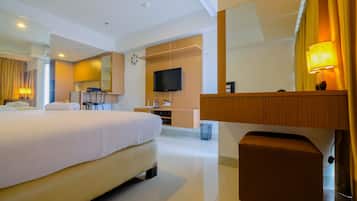 Kamar | Wi-Fi gratis dan seprai linen