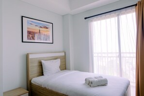 Room | Free WiFi, bed sheets - Best Price Studio Apartment at Springwood Residence (Tangerang)
