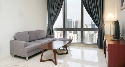 Modern and Comfortable 2BR at The Empyreal Condominium Epicentrum Apartment