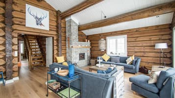 Fireplace, DVD player