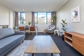Apartment, 1 Bedroom | Living area