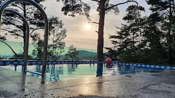 Seasonal outdoor pool