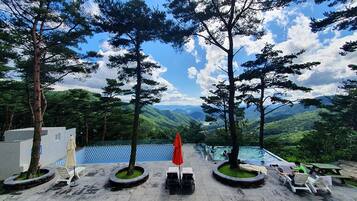 Seasonal outdoor pool