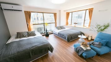 2 bedrooms, desk, free WiFi