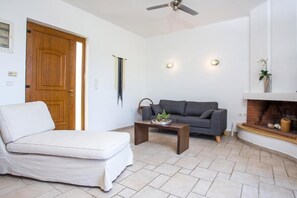 Flachbildfernseher, Kamin