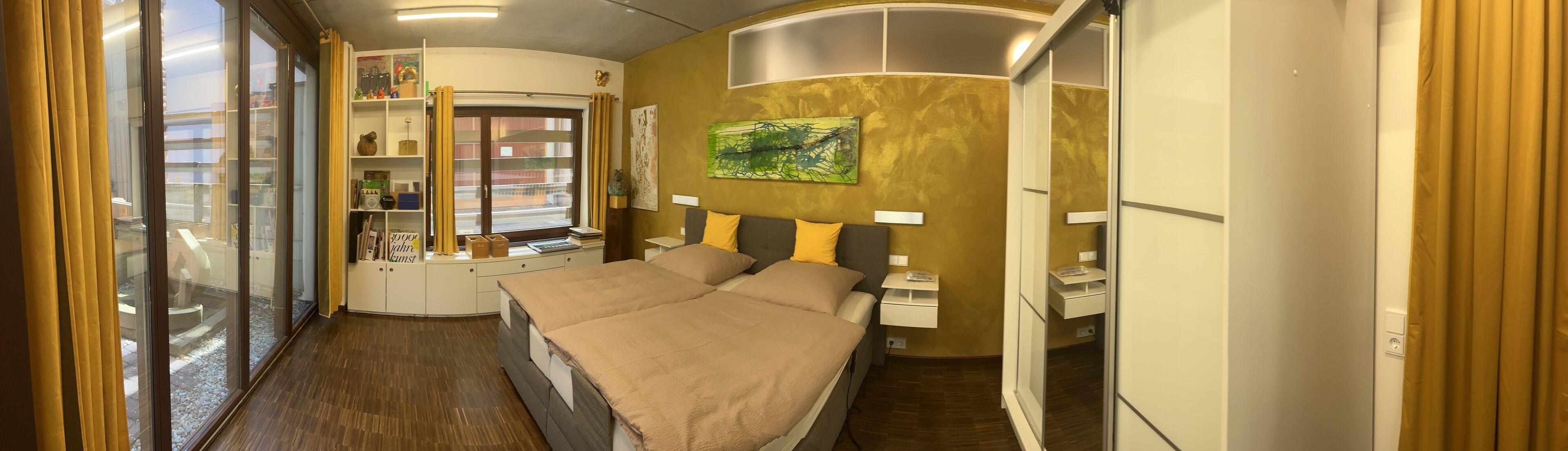 豪華公寓客房, 1 張特大雙人床及 1 張梳化床, 露台 | 意大利 Frette 床單、高級寢具、羽絨被、Select Comfort 床墊