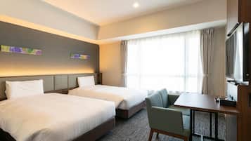 Standard Room, 2 Twin Beds, Non Smoking | Premium bedding, in-room safe, desk, blackout drapes