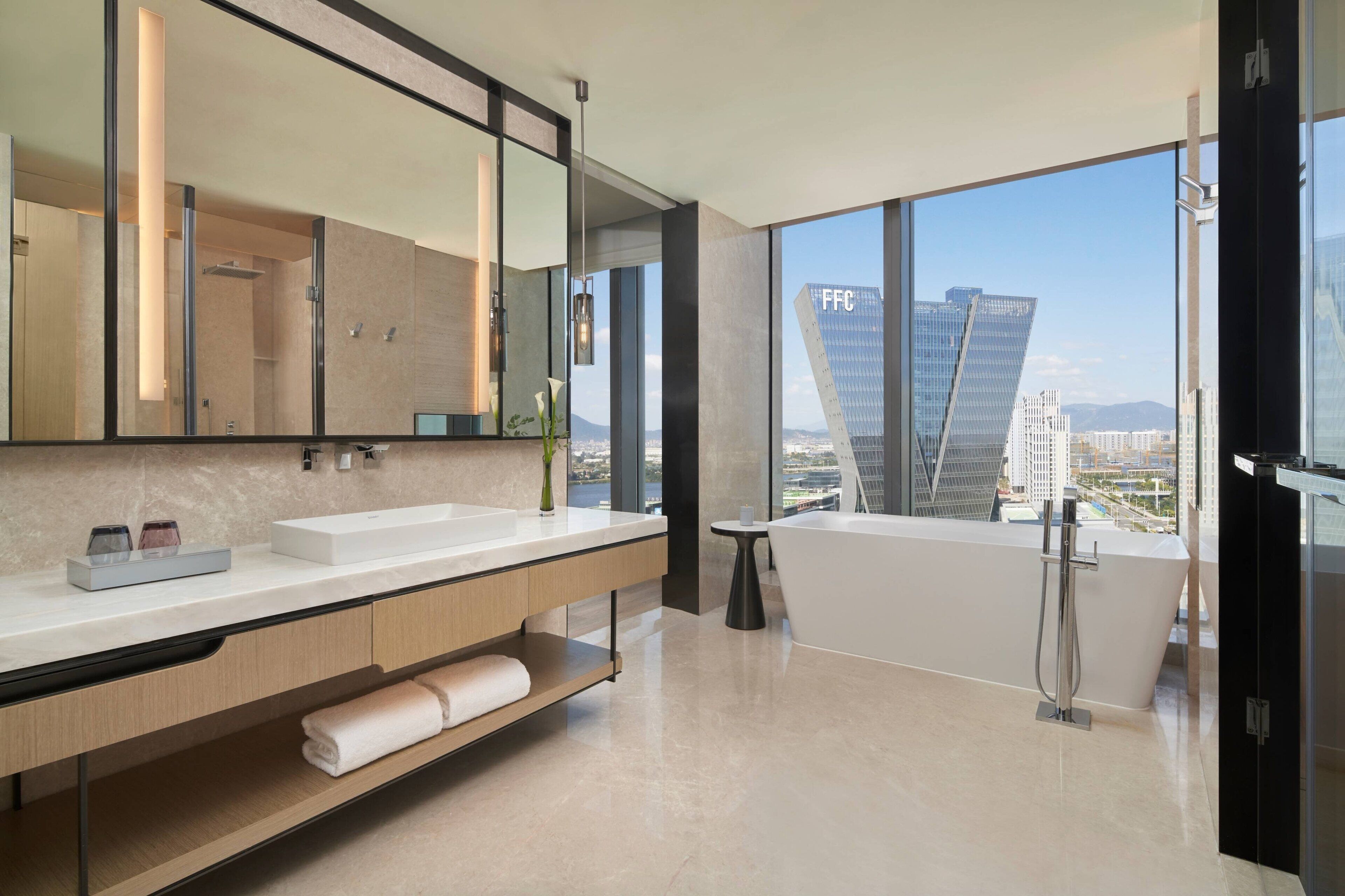 club suite, 1 bedroom | bathroom | separate bathtub and shower, free toiletries, hair dryer, bathrobes