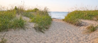☀️Easy Family Basecamp | Walk to Tawas Point + Firepit
