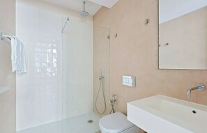Shower, hair dryer