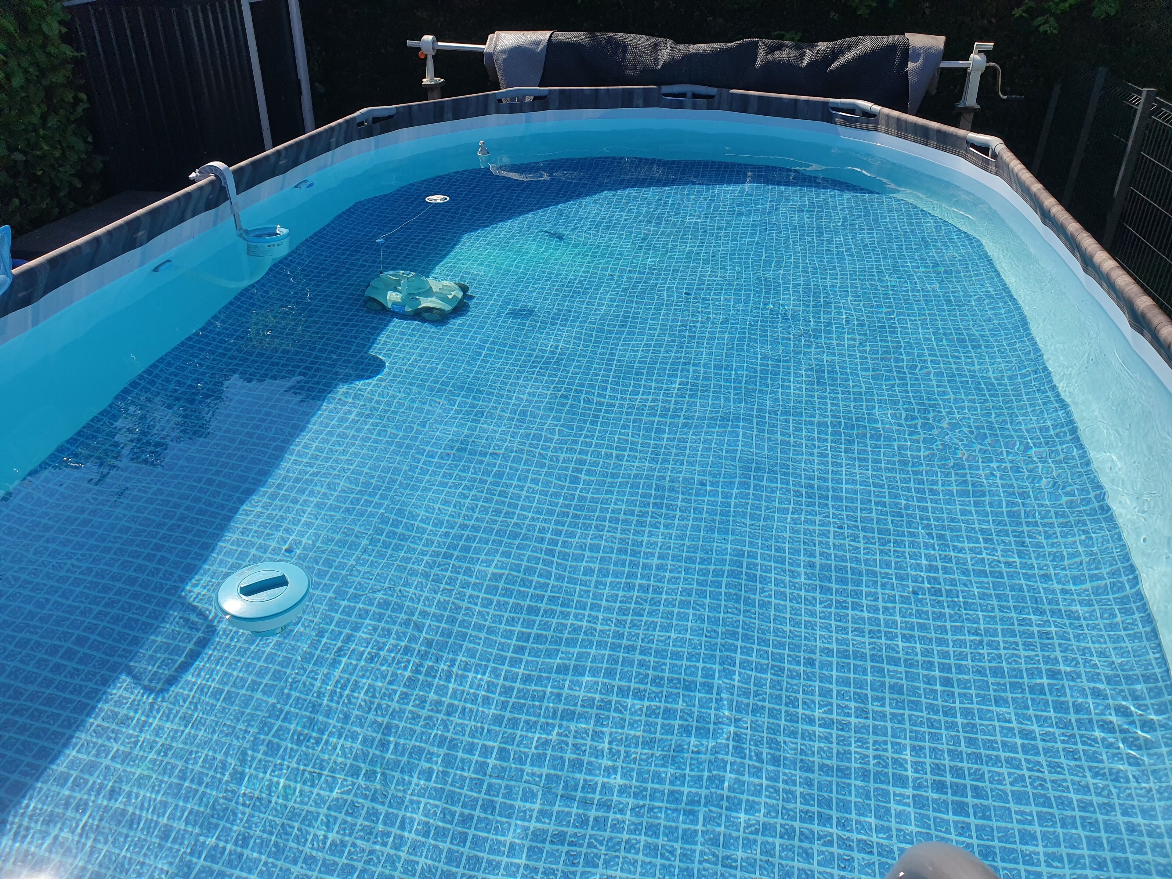 Piscine extérieure, piscine chauffée