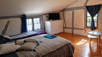 5 chambres, bureau, fer et planche Ă  repasser, Wi-Fi gratuit