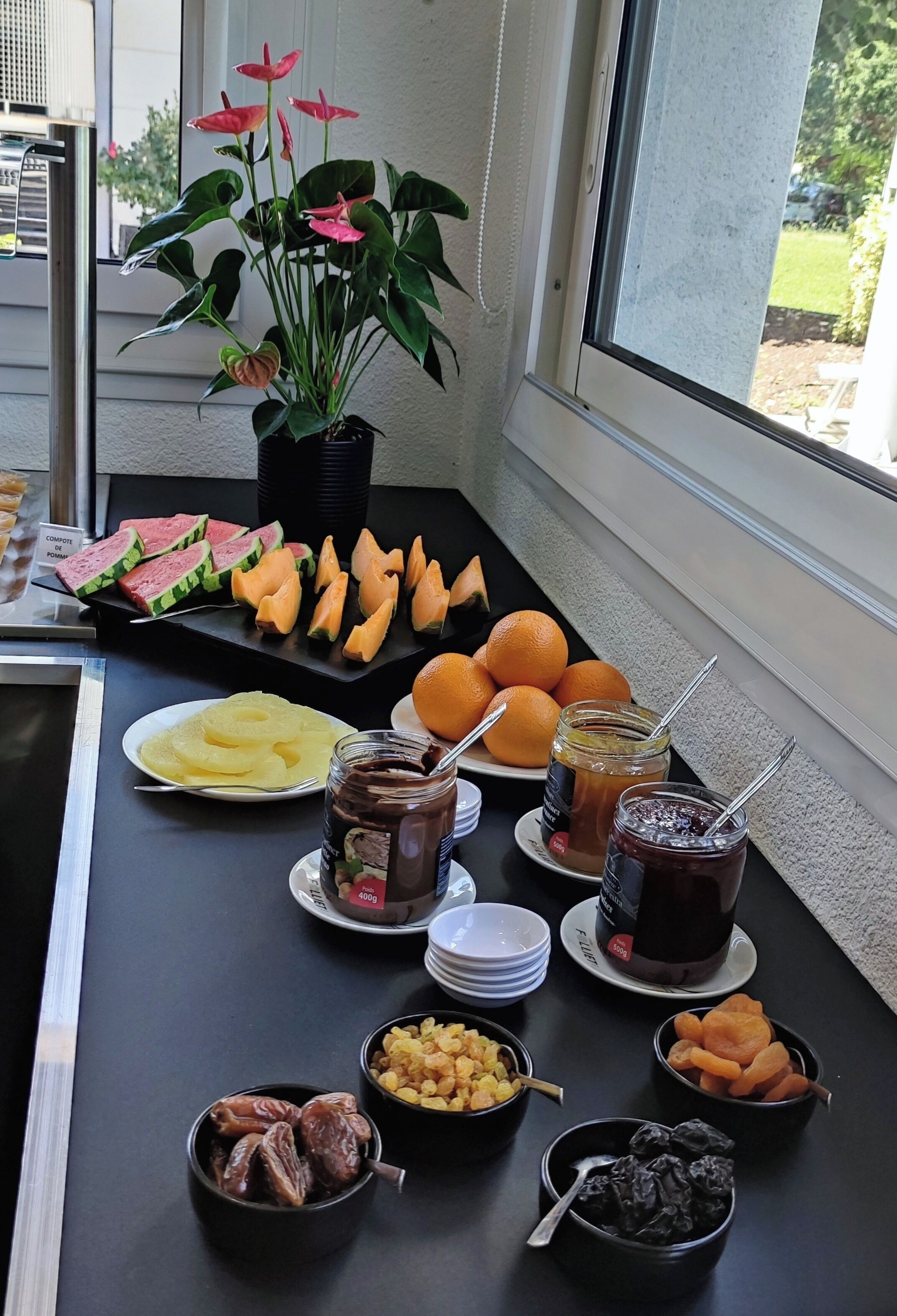 daily buffet breakfast (eur 8.95 per person)