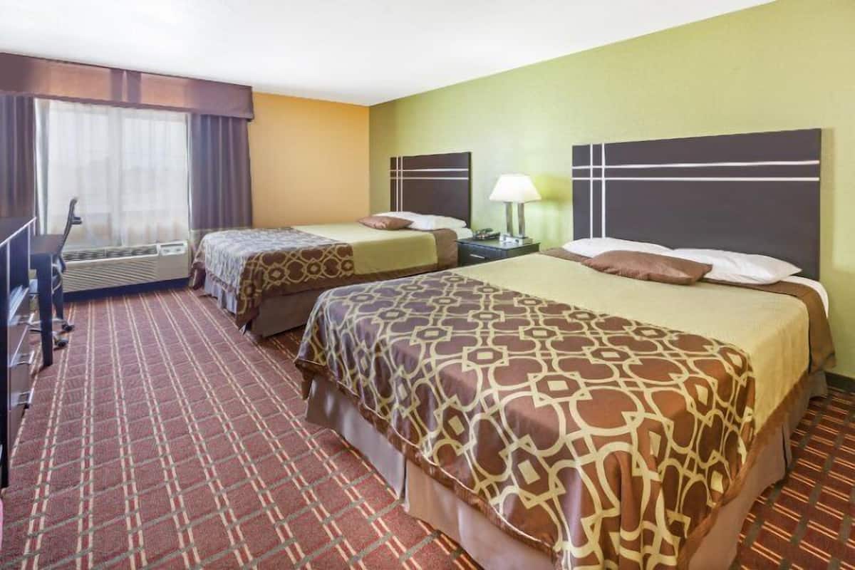 Blackout curtains, iron/ironing board, free WiFi, bed sheets