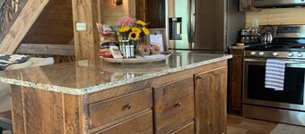 BUDDHA BLUE RIDGE TREES is a BRAND NEW custom 4/4 Close to town Find your ZEN...