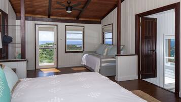 4 bedrooms, iron/ironing board, travel cot, WiFi