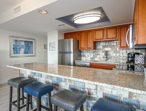 Fridge, microwave, oven, stovetop - Beautiful Oceanfront condo at the Marriott Resort on Hutchinson Island (Stuart)
