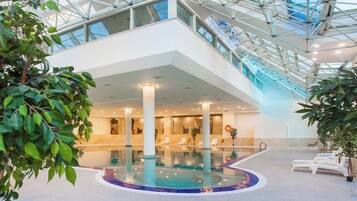 Indoor pool, outdoor pool